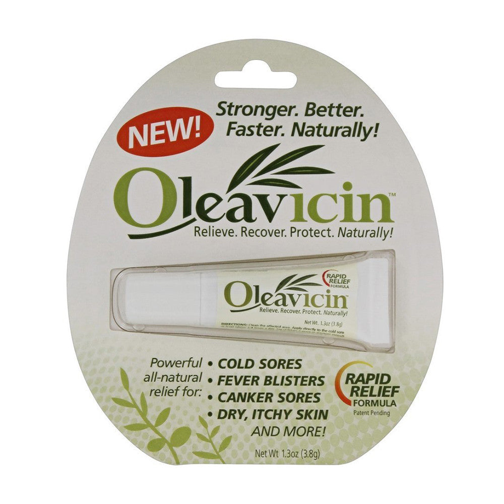 Oleavicin Cold Sore Treatment Soothing Gel For Skin Irritations, 1.3 Oz